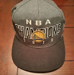 ADIDAS GOLDEN STATE WARRIORS 2015 CHAMPIONS CAP  🔥RARE🔥